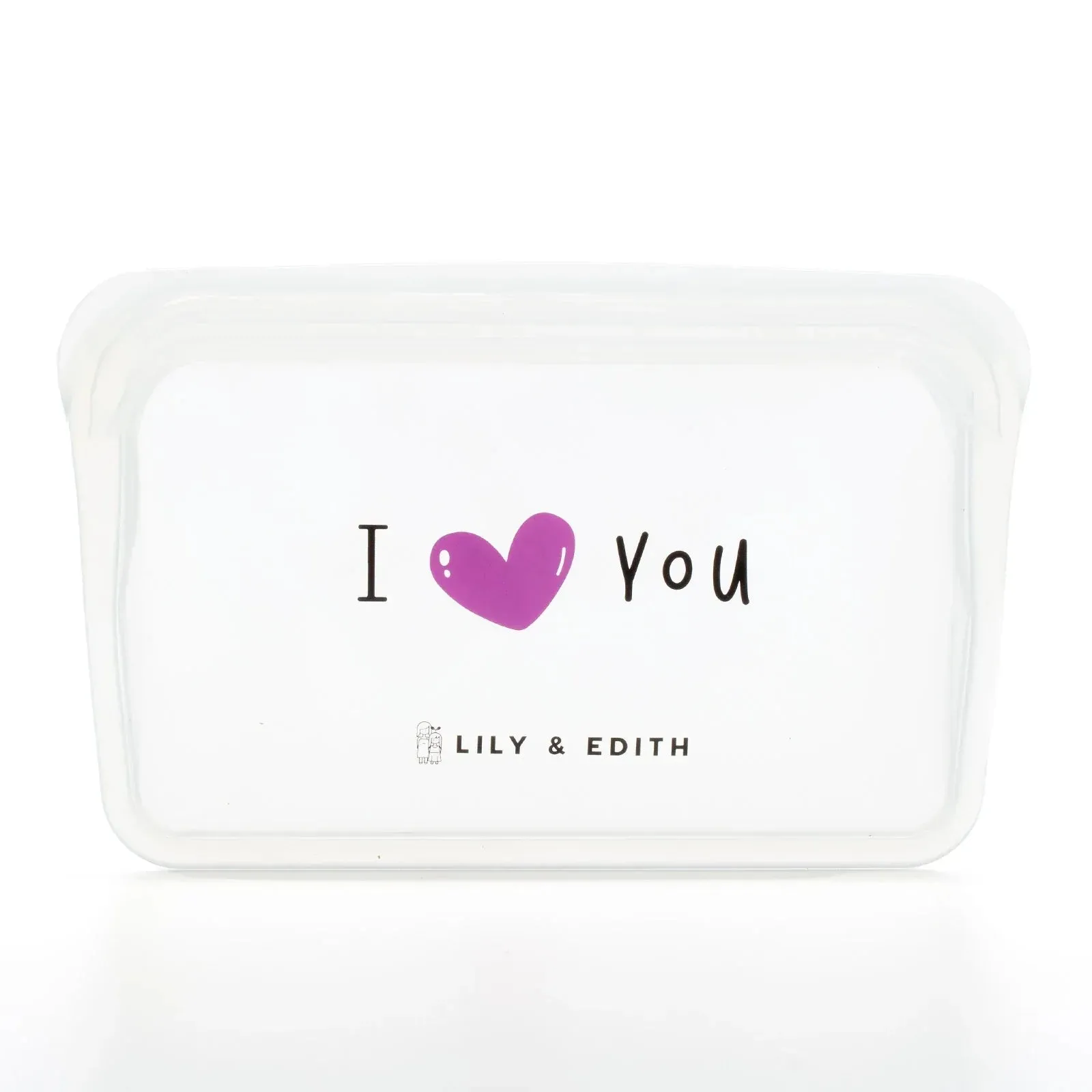 Silicone Reusable Snack Bag｜Heart