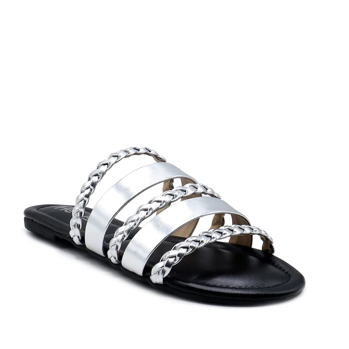 Silver Casual Slipper L00400024