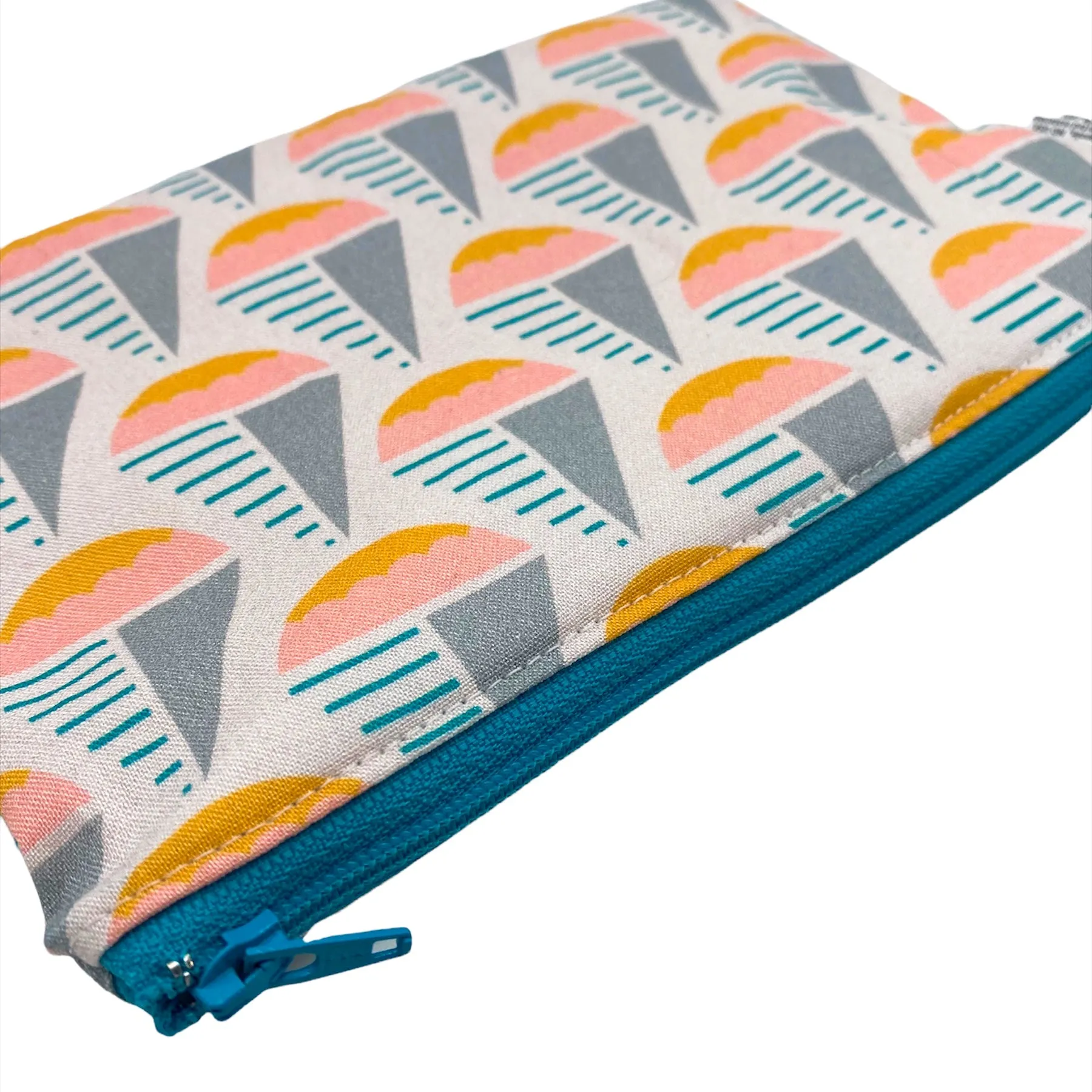 Snack Sized Reusable Zippered Bag Sailboats