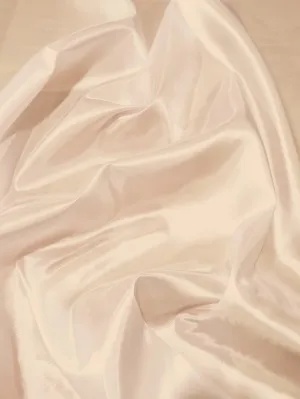 Solid Polyester Taffeta 58"/60" Fabric / Blush / Sold By The Yard