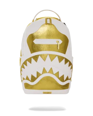 Sprayground Your Majesty Backpack - White / Gold