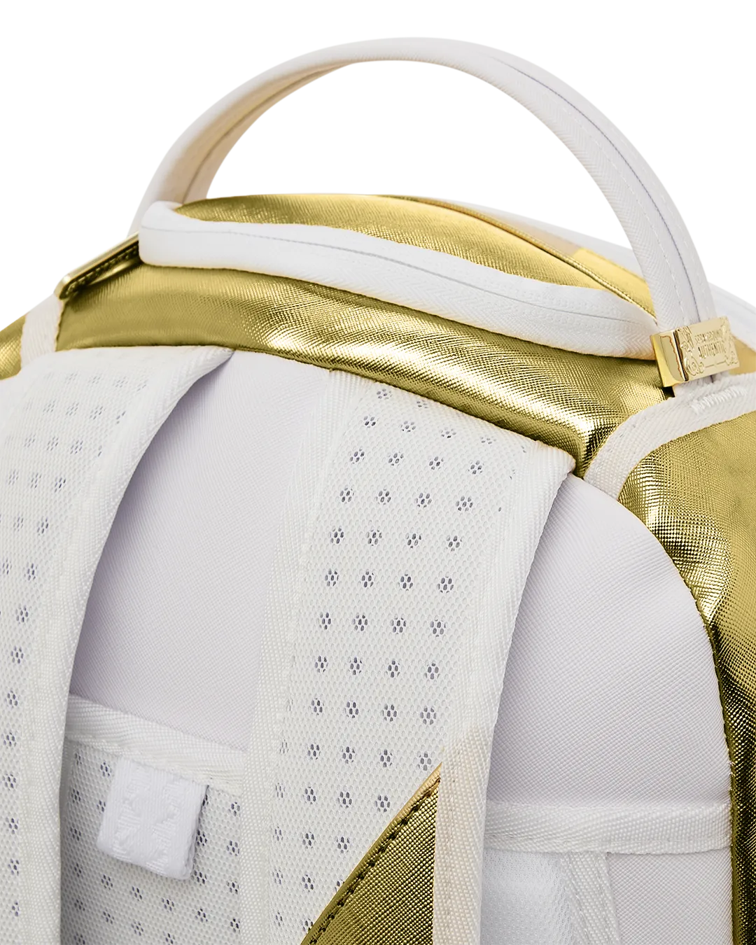 Sprayground Your Majesty Backpack - White / Gold