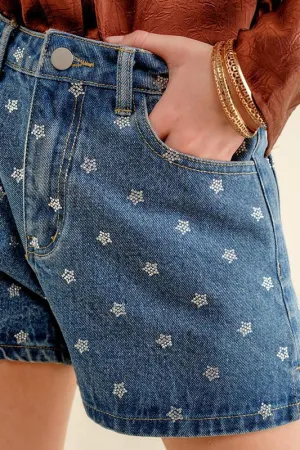 Star Studded Shorts