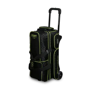 Storm Rolling Thunder 3 Ball Roller Checkered Bowling Bag Black/Lime