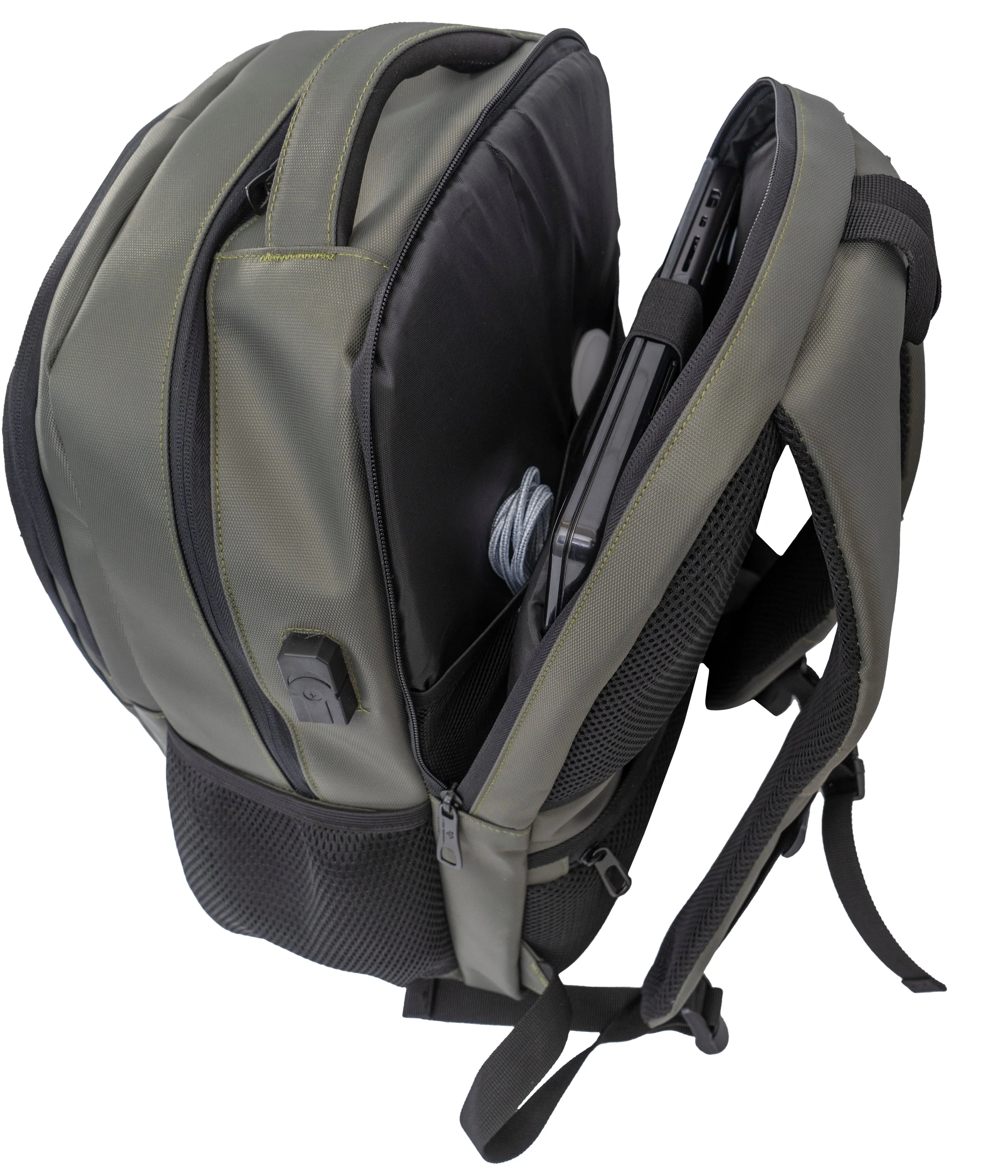 The Chandler | 20-In Coated Workbook Backpack with USB Port