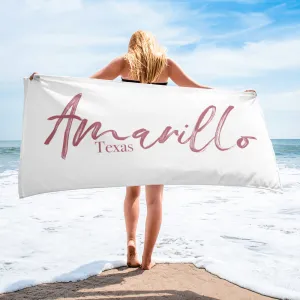 The Elegantly Rose Gold Amarillo, TX Towel (2021)