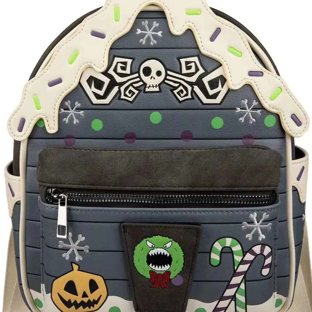 The Nightmare Before Christmas - Gingerbread House Mini Backpack - Bioworld