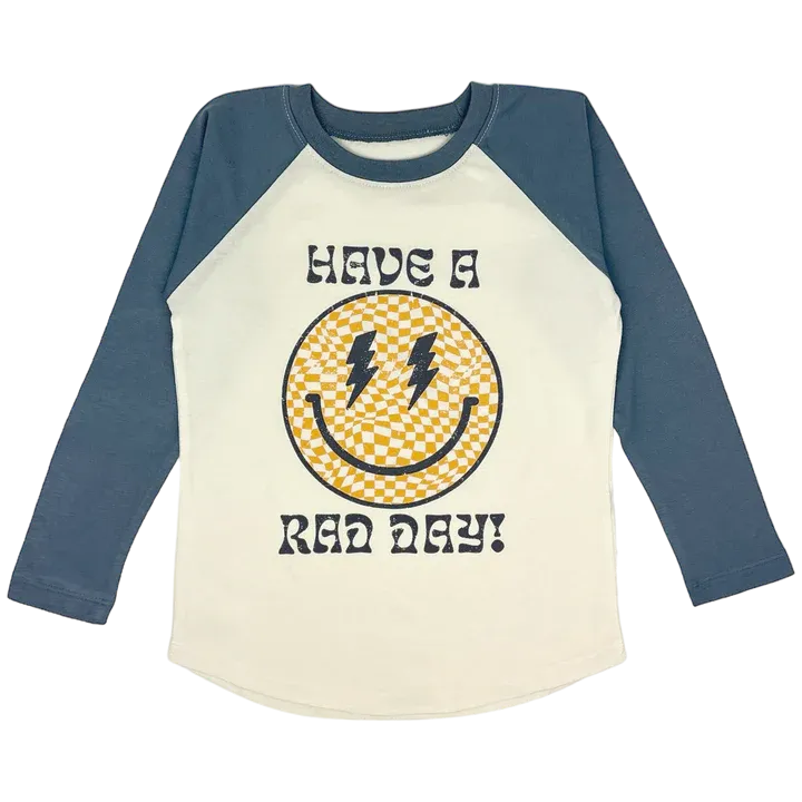 TIN Have A Rad Day Raglan Long Sleeve Tee