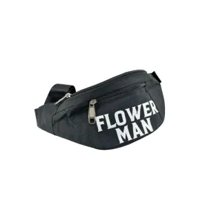 Vintage Flower Man Canvas Waist Belt Bag