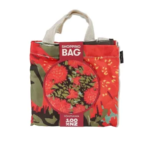 Vintage Pohutukawa Shopping Bag