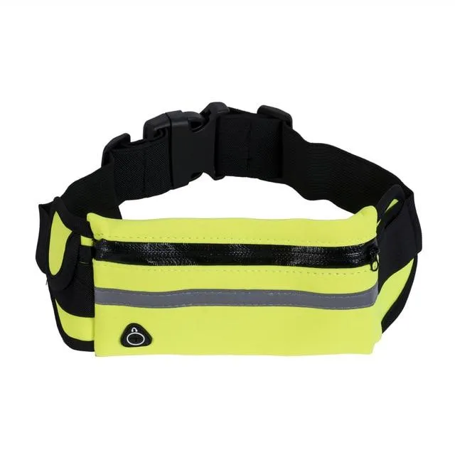 Waterproof running waist belt