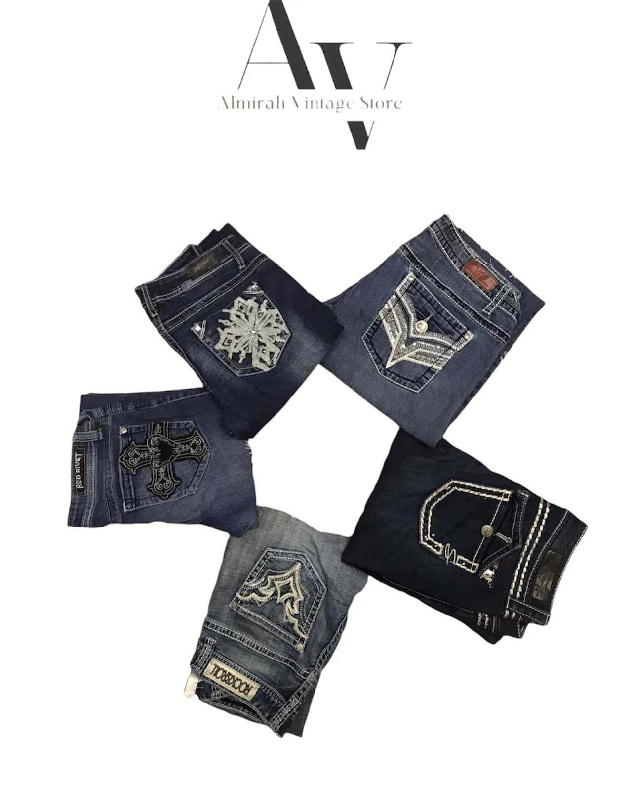 Y2k beautiful design flared jeans